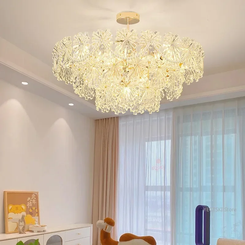 GHEUVNJ GHEUVNJ French glass pendant lamp, living room lamp, creative crystal lamp, light luxury dining room, household bedroo
GHEUVNJ GHEUVNJ French glass pendant lamp, living room lamp, creative crystal lamp, light luxury dining room, household bedroo