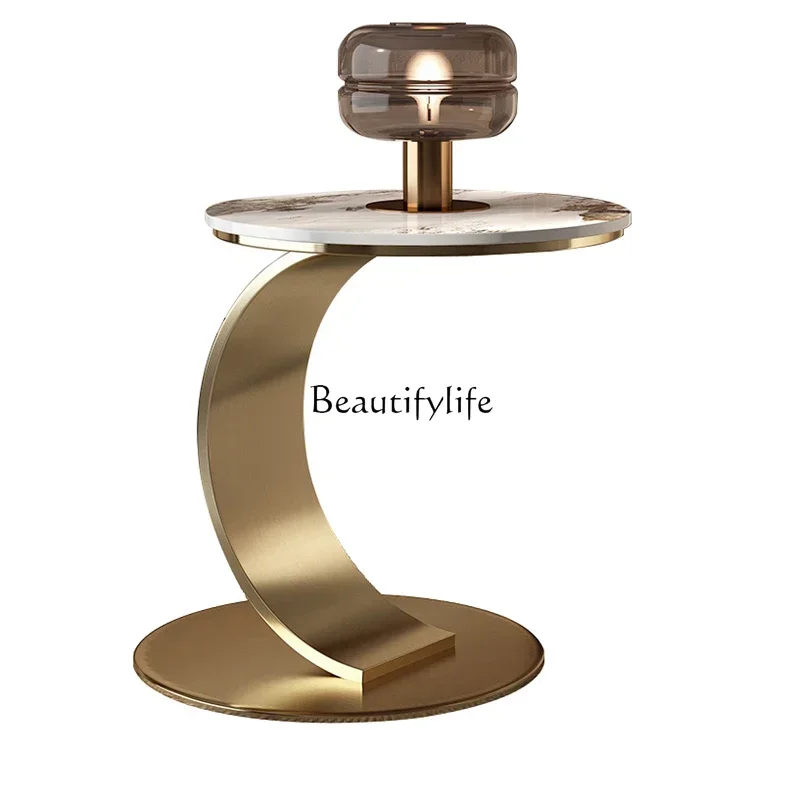 NEW Pandora slate c-shaped edge table light luxury modern simple sofa creative personality minimalist corner table
NEW Pandora slate c-shaped edge table light luxury modern simple sofa creative personality minimalist corner table