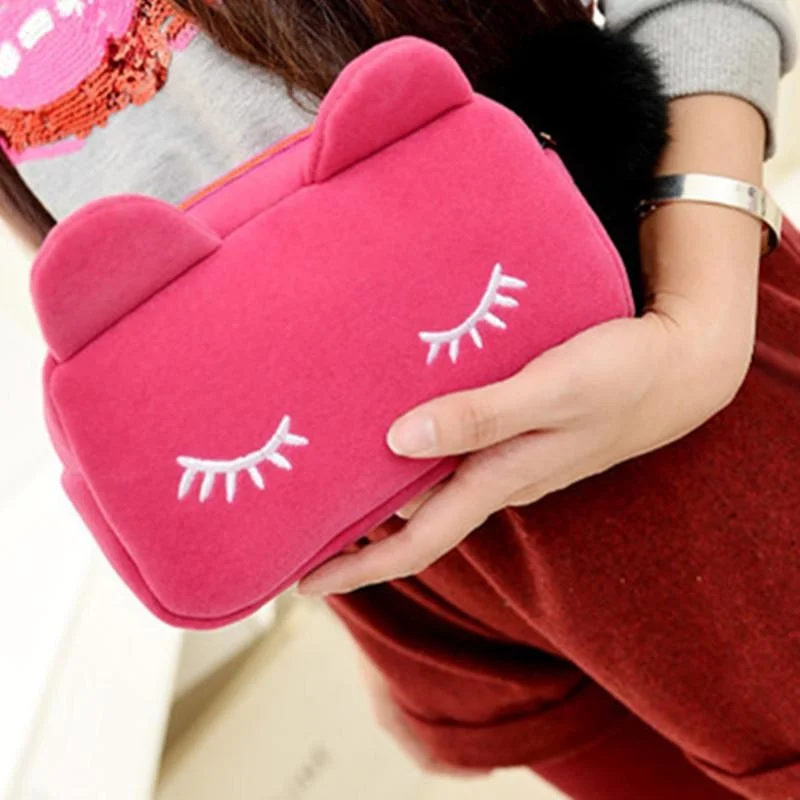 Cute Cat Plush Makeup Bag Women Portable Travel Cosmetic Bag Storage Toiletry Bag
Cute Cat Plush Makeup Bag Women Portable Travel Cosmetic Bag Storage Toiletry Bag