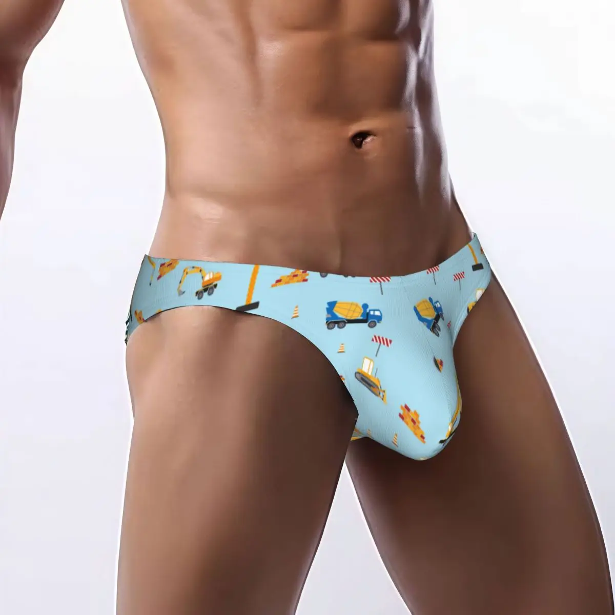 Sexy Man's Underwear Briefs Yellow Car Dump Truck Men Underpants
Sexy Man's Underwear Briefs Yellow Car Dump Truck Men Underpants