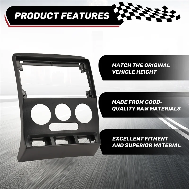 AU28-9 Inch Car Radio Frame Fascia Adapter For KIA RIO 2002 2003 2004 2005 Android Radio Dash Fitting Panel Kit
AU28-9 Inch Car Radio Frame Fascia Adapter For KIA RIO 2002 2003 2004 2005 Android Radio Dash Fitting Panel Kit