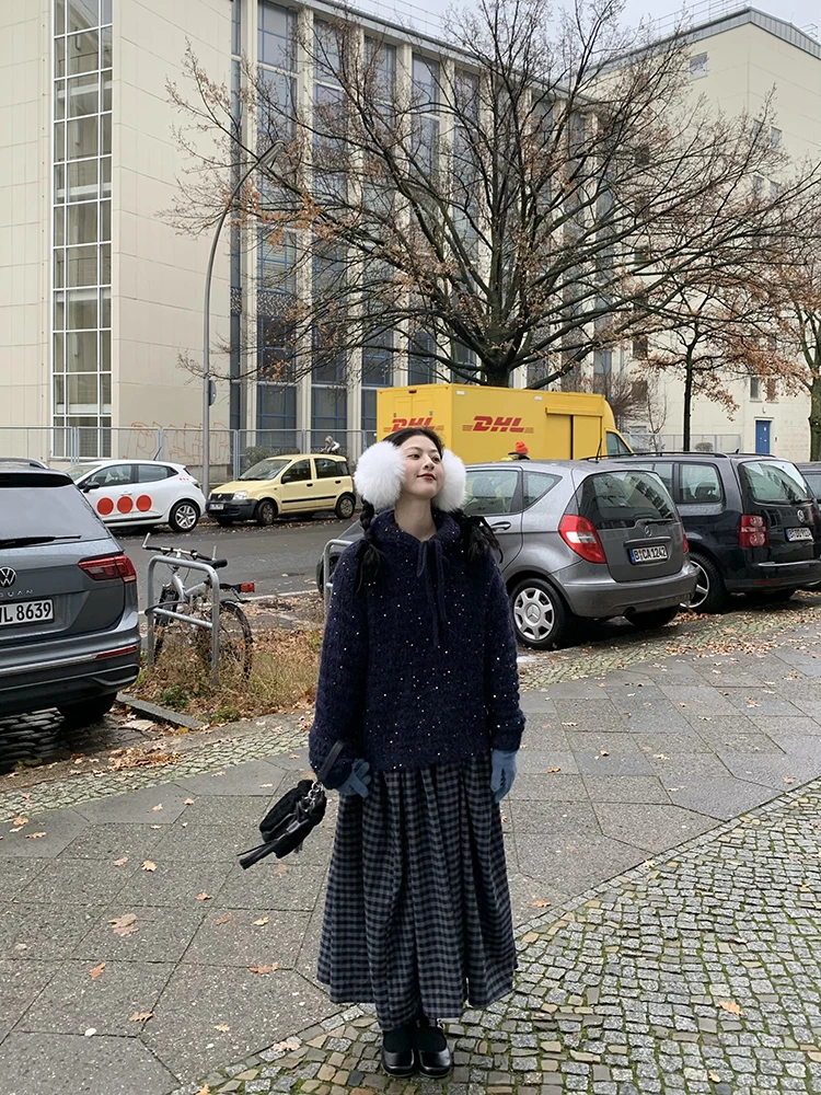 Женский вязаный шерстяной пуловер Cisas с капюшоном, из верблюжьей шерсти, с бисерной аппликацией и вкраплениями, зимний, модный
Женский вязаный шерстяной пуловер Cisas с капюшоном, из верблюжьей шерсти, с бисерной аппликацией и вкраплениями, зимний, модный