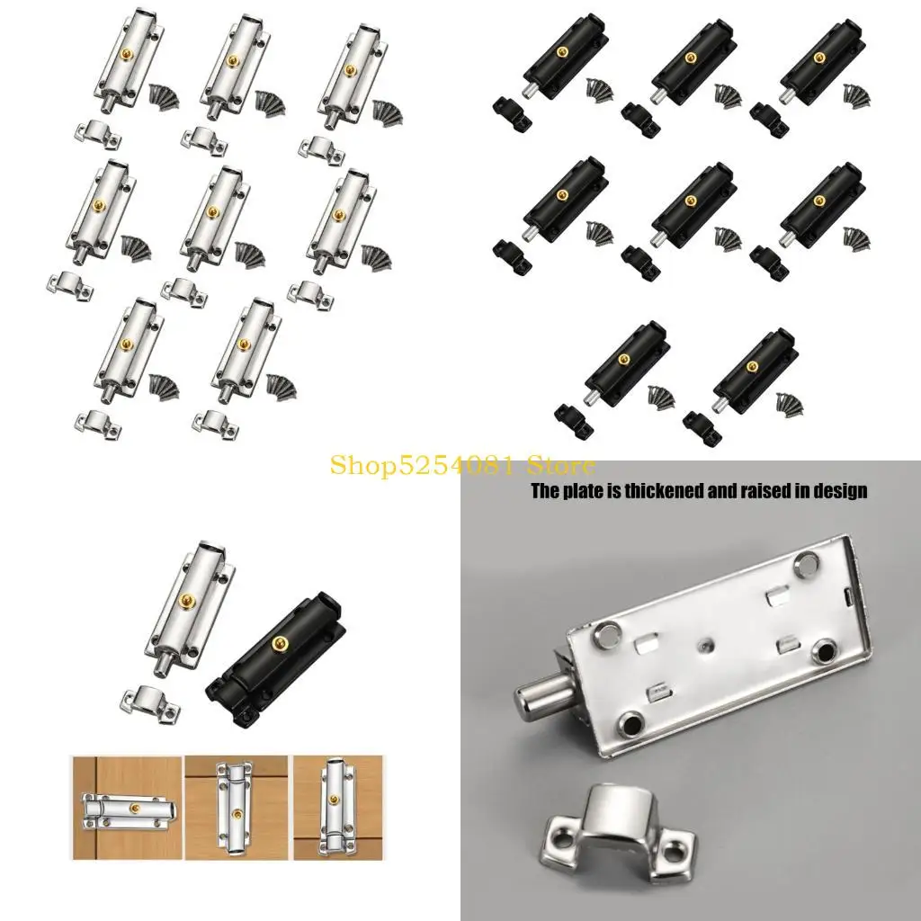 AXYC 8Pcs Security Bolt Latches Automatic Spring Door Bolt Antitheft Security Button Lock for Bedroom, Kitchen, Bathroom
AXYC 8Pcs Security Bolt Latches Automatic Spring Door Bolt Antitheft Security Button Lock for Bedroom, Kitchen, Bathroom