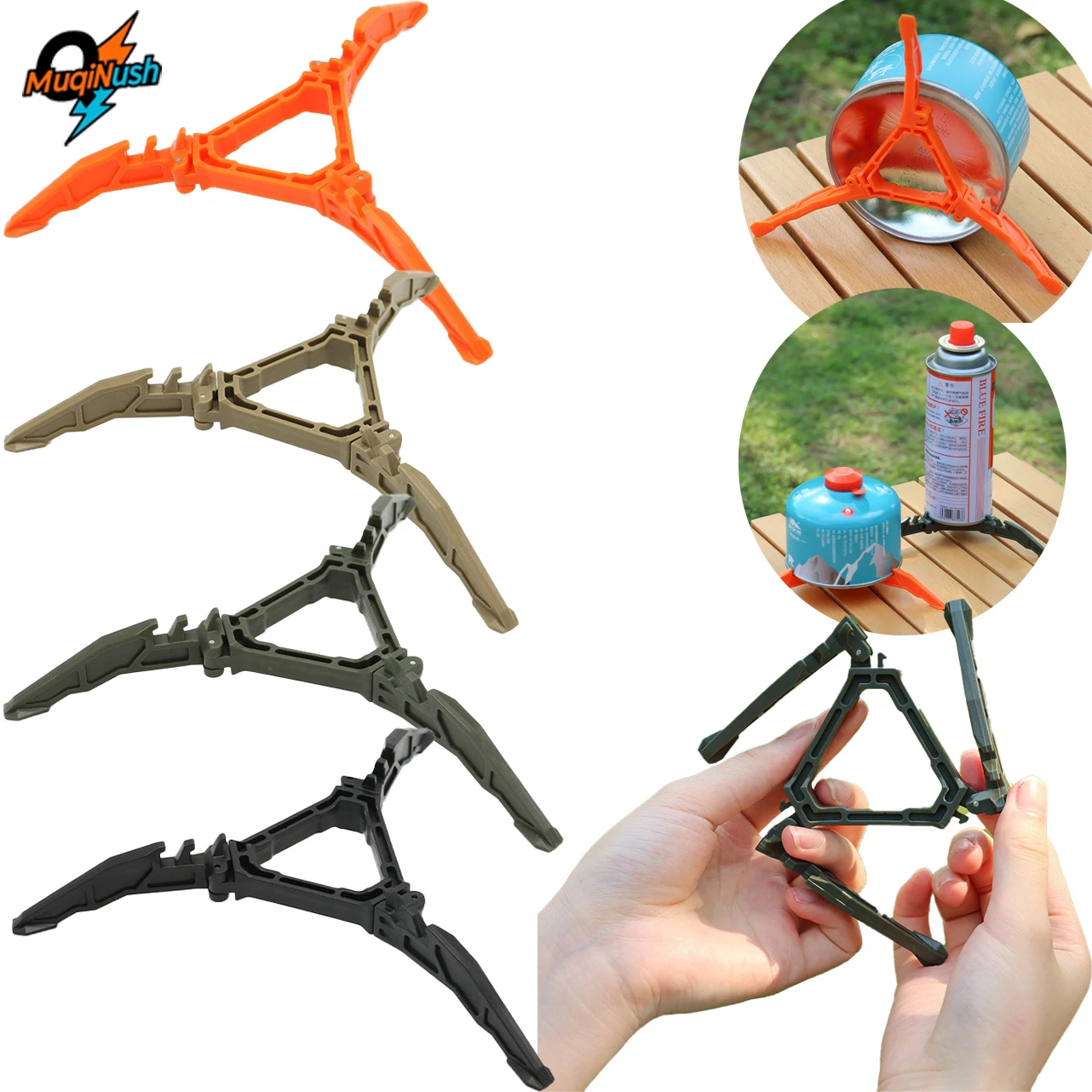 MuqiNush 1/2/4Pcs Nylon Foldable Gas Canister Stand, Outdoor gas Tank Bracket Camping Stove Bottle Stands Universal Tripod
MuqiNush 1/2/4Pcs Nylon Foldable Gas Canister Stand, Outdoor gas Tank Bracket Camping Stove Bottle Stands Universal Tripod