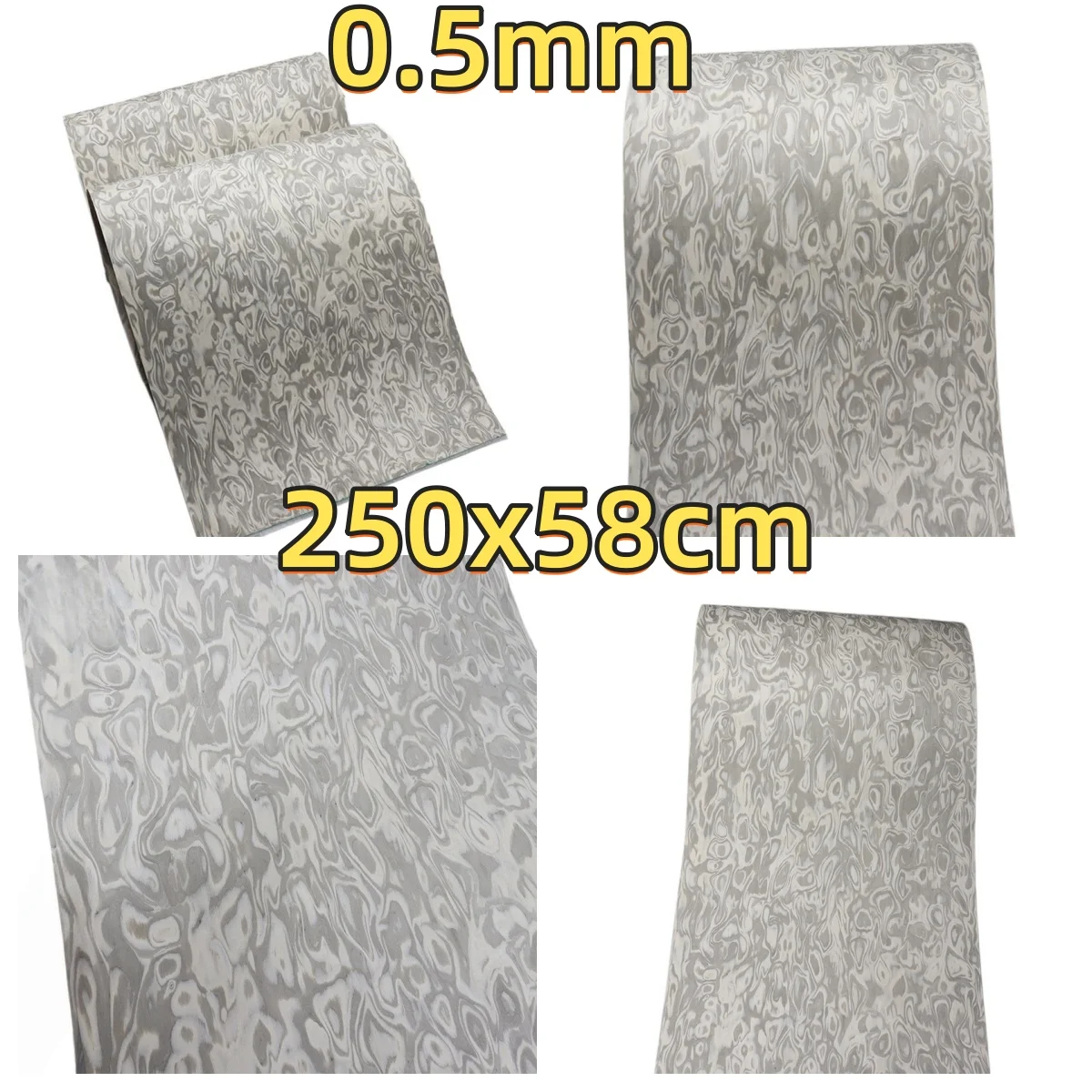 Rock Gray Burl Tech Veneer, 0.5mm, 250x58cm, For Reviving Old Furniture & Display Cabinet Veneering.(Backing Non-woven Fabric)
Rock Gray Burl Tech Veneer, 0.5mm, 250x58cm, For Reviving Old Furniture & Display Cabinet Veneering.(Backing Non-woven Fabric)