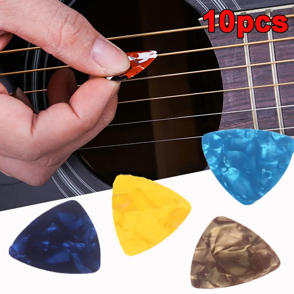 Random Color Instruments Antislip Triangle Guitar Accessories Plectrum Guitar Pick Celluloid
Random Color Instruments Antislip Triangle Guitar Accessories Plectrum Guitar Pick Celluloid