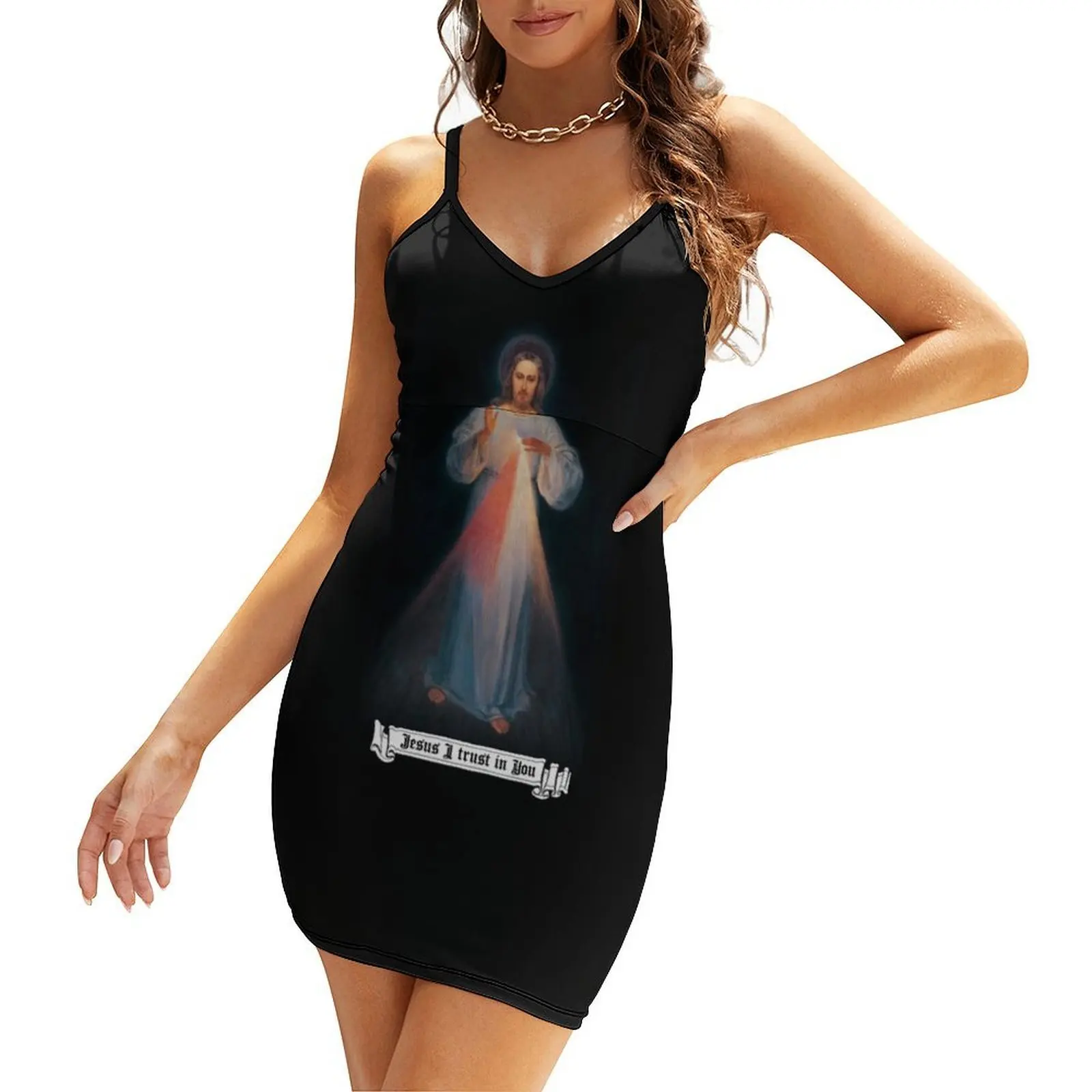 The Divine mercy image, catholic and Christian gifts, Jesus I trust in you Sling Dress dresses for official occasions
The Divine mercy image, catholic and Christian gifts, Jesus I trust in you Sling Dress dresses for official occasions