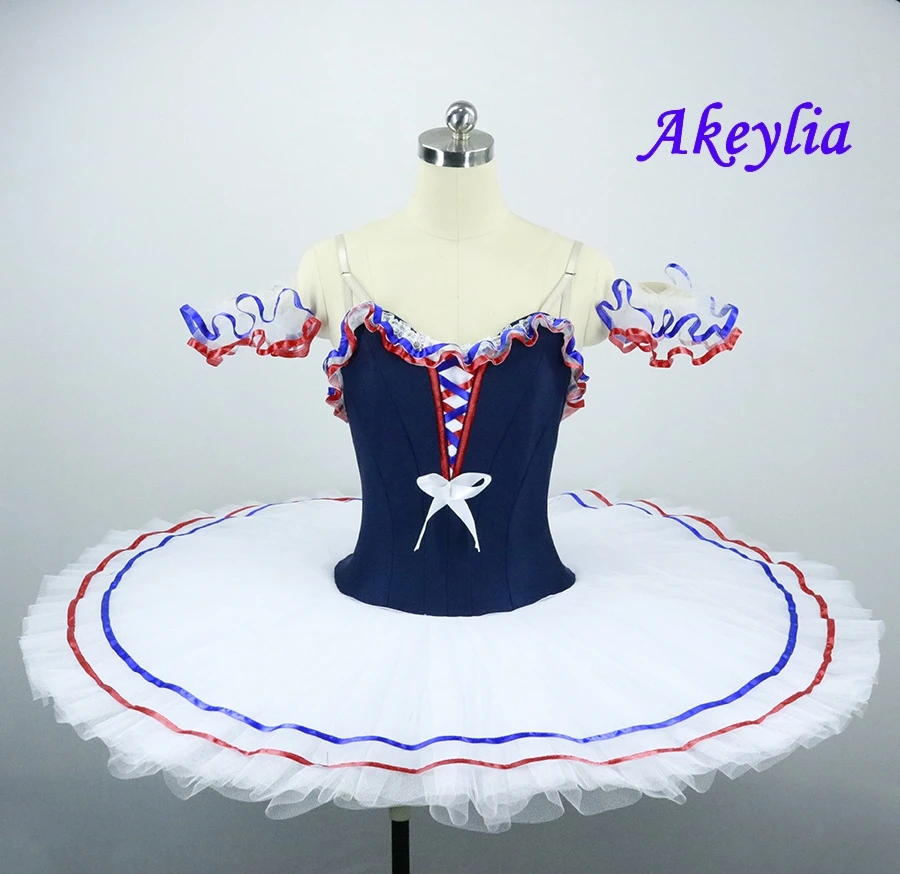 Flames Of Paris Professional Ballet Tutu Costume Navy Blue White Red Ballet Tutu Colombina Competition customize Tutu child 9213
Flames Of Paris Professional Ballet Tutu Costume Navy Blue White Red Ballet Tutu Colombina Competition customize Tutu child 9213