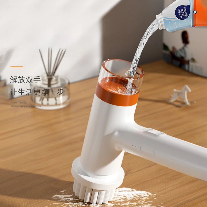 New Multifunctional Wireless Electric Cleaning Brush Multiple Replaceable Heads Including Gap Brush Kitchen Floor Cleaning
New Multifunctional Wireless Electric Cleaning Brush Multiple Replaceable Heads Including Gap Brush Kitchen Floor Cleaning