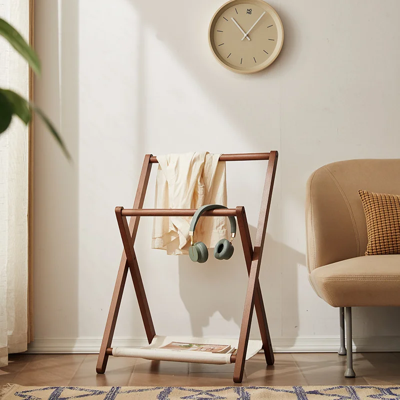 Fashionable Creative Clothes Rack-High and Low Two-layer Design Beech Wood Material Folding Storage Solution
Fashionable Creative Clothes Rack-High and Low Two-layer Design Beech Wood Material Folding Storage Solution