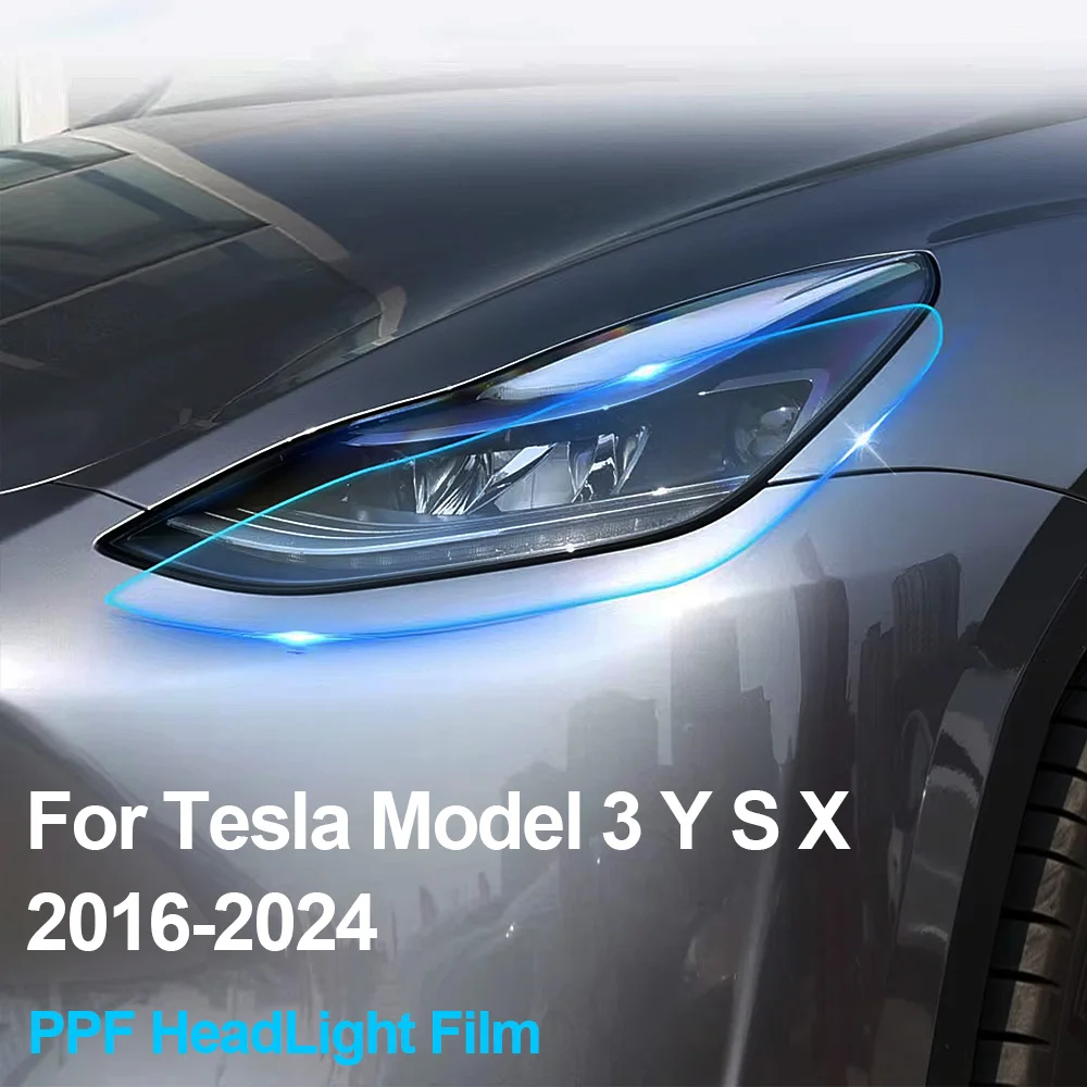 Car Headlight Protective Film TPU For Tesla Model 3/Y/S/X 2016-2024 Pre-cut PPF TPU Peper Transparent Scratch Resistant Cover
Car Headlight Protective Film TPU For Tesla Model 3/Y/S/X 2016-2024 Pre-cut PPF TPU Peper Transparent Scratch Resistant Cover