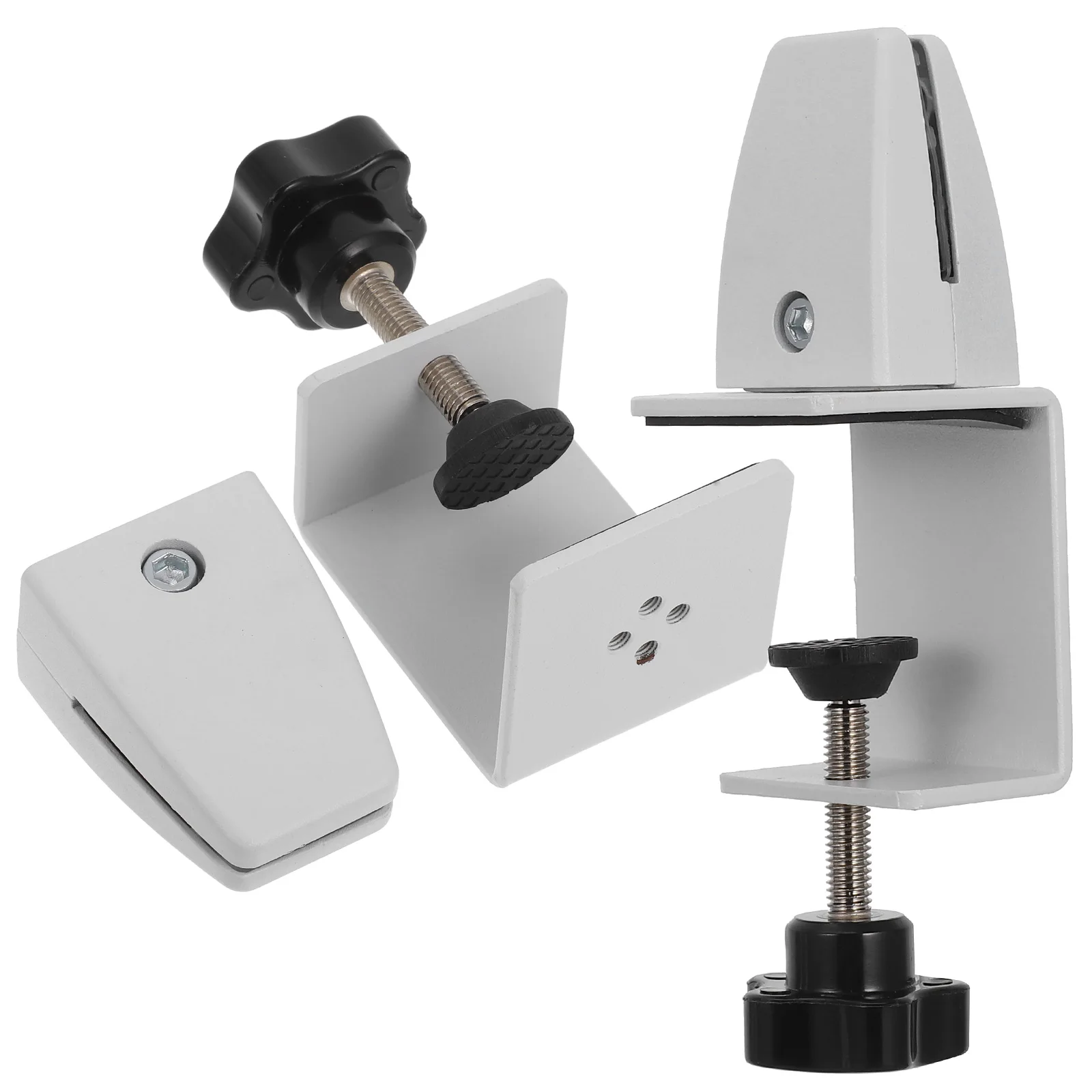 2pcs Desktop Partition Clips Thickened Base Adjustable Hole-Free Installation Office Home Aluminum Alloy Clamp L
2pcs Desktop Partition Clips Thickened Base Adjustable Hole-Free Installation Office Home Aluminum Alloy Clamp L