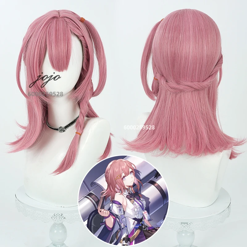 Honkai Star Rail Game Asta Cosplay Wig Pink Mixed Heat Resistant Synthetic Hair Halloween Carnival Party Women Role Play Wig Cap
Honkai Star Rail Game Asta Cosplay Wig Pink Mixed Heat Resistant Synthetic Hair Halloween Carnival Party Women Role Play Wig Cap