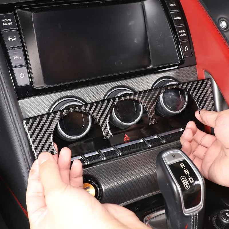 For Jaguar F-TYPE 2013-2022 Soft Carbon Fiber Car Air Conditioning Switch Panel Cover Trim Sticker Car Accessories Interior
For Jaguar F-TYPE 2013-2022 Soft Carbon Fiber Car Air Conditioning Switch Panel Cover Trim Sticker Car Accessories Interior