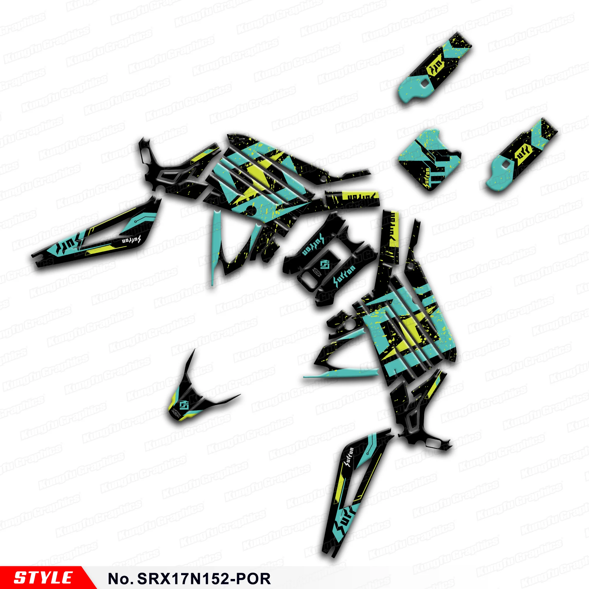 JY Racing Dirtbike Graphic Durable Vinyl for Sur-Ron Light Bee X S Segway X160 X260 2017-2025 Dirt eBike Stickers, SRX17N152-POR
JY Racing Dirtbike Graphic Durable Vinyl for Sur-Ron Light Bee X S Segway X160 X260 2017-2025 Dirt eBike Stickers, SRX17N152-POR