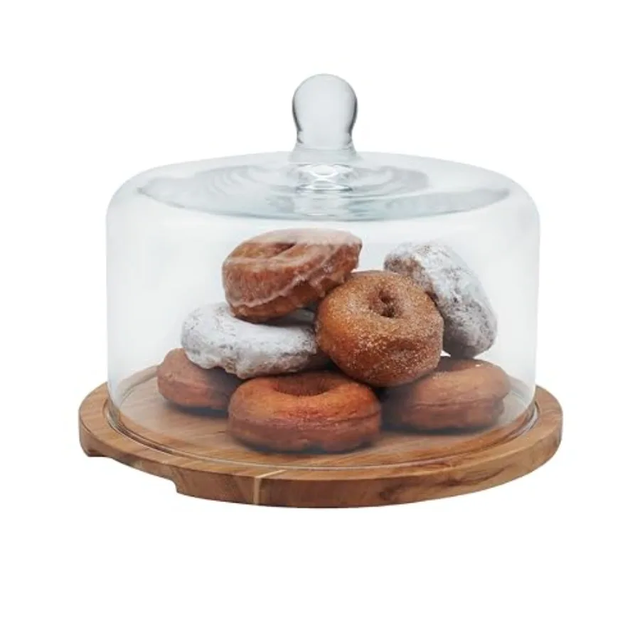 Acaciawood Wood Server with Glass Dome
Acaciawood Wood Server with Glass Dome