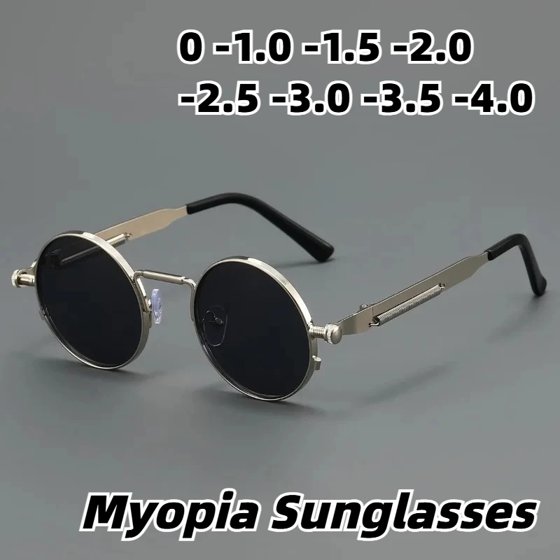 2026 New Classic Retro Round Frame Myopia Sunglasses Steampunk Style Sun Glasses High Definition Eyewear Diopter 0 To -4.0
2026 New Classic Retro Round Frame Myopia Sunglasses Steampunk Style Sun Glasses High Definition Eyewear Diopter 0 To -4.0