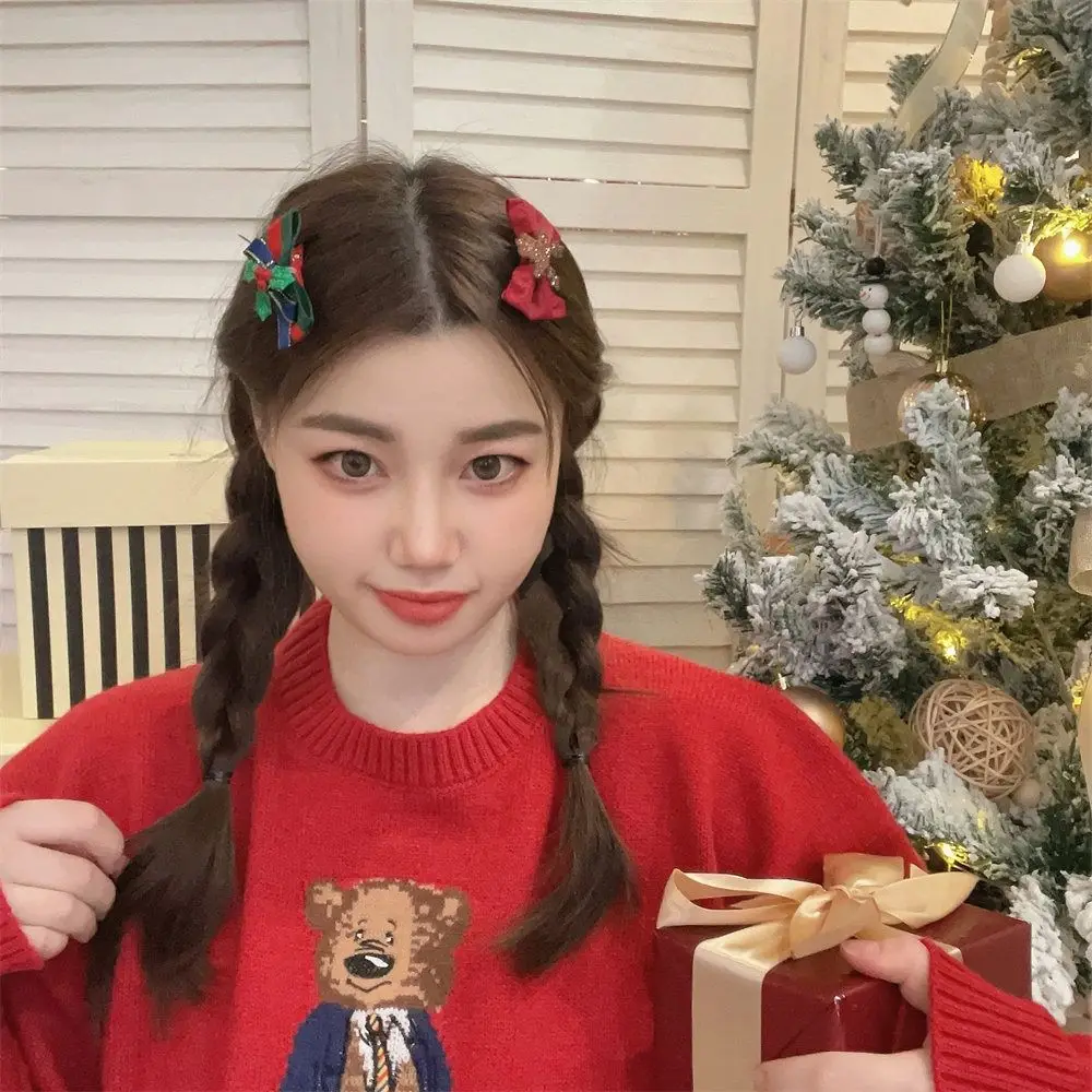 Merry Christmas Decor Christmas Hairpin Set Deer Horn Star Children Antler Hair Clip Kids Gifts Plush Duckbill Clip
Merry Christmas Decor Christmas Hairpin Set Deer Horn Star Children Antler Hair Clip Kids Gifts Plush Duckbill Clip