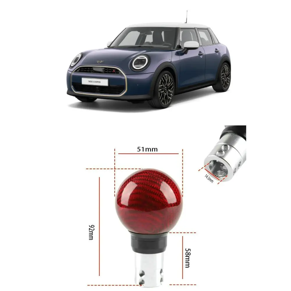 1x Car Accessories Modified Carbon Fiber Shift Knob For mini cooper R50 R53 R56 Clubman F55 F56 F54 Convertible Countryman
1x Car Accessories Modified Carbon Fiber Shift Knob For mini cooper R50 R53 R56 Clubman F55 F56 F54 Convertible Countryman
