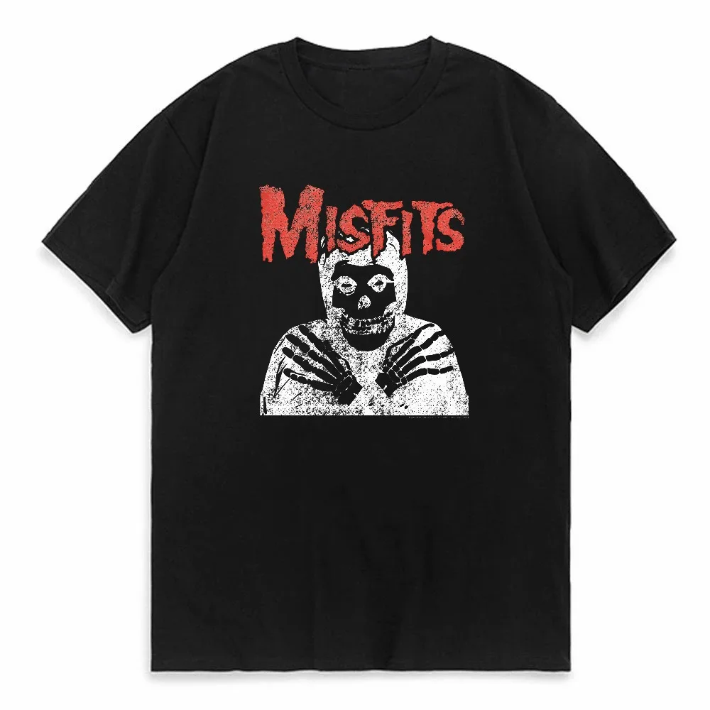 Misfits print Graphic T-Shirt Vintage Rock Band Design Short Sleeve Round Neck tshirt Summer Casual for Music Fan Harajuku Tee
Misfits print Graphic T-Shirt Vintage Rock Band Design Short Sleeve Round Neck tshirt Summer Casual for Music Fan Harajuku Tee