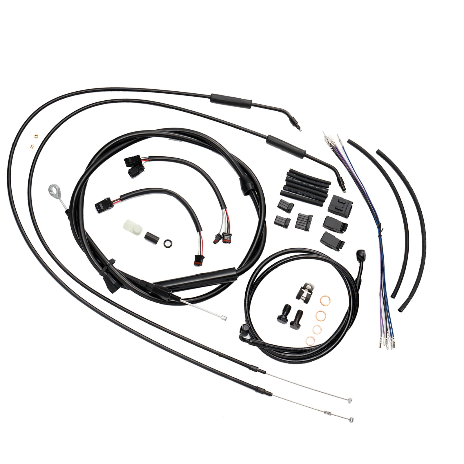 Softail Handlebar Extension Wire Kit for Harley Softail 2011-2015 NO ABS Breakout Deluxe Fat Bob Fat Boy Street Bob Sport Glide
Softail Handlebar Extension Wire Kit for Harley Softail 2011-2015 NO ABS Breakout Deluxe Fat Bob Fat Boy Street Bob Sport Glide
