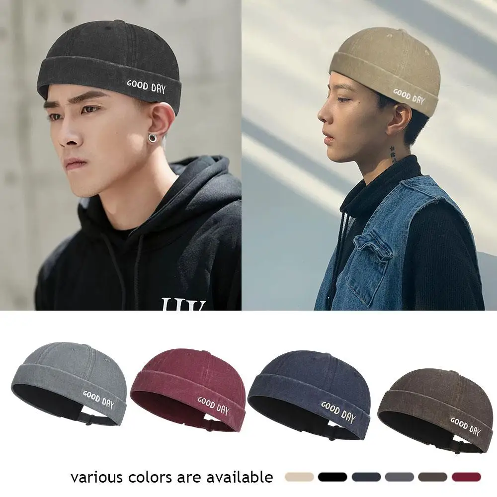 Docker Cap Without Visor Adjustable Outdoor Gua Skin Hat Washed Fade Landlord Hat Hip Hop Letter Embroidery Fisherman Beanie Hat
Docker Cap Without Visor Adjustable Outdoor Gua Skin Hat Washed Fade Landlord Hat Hip Hop Letter Embroidery Fisherman Beanie Hat