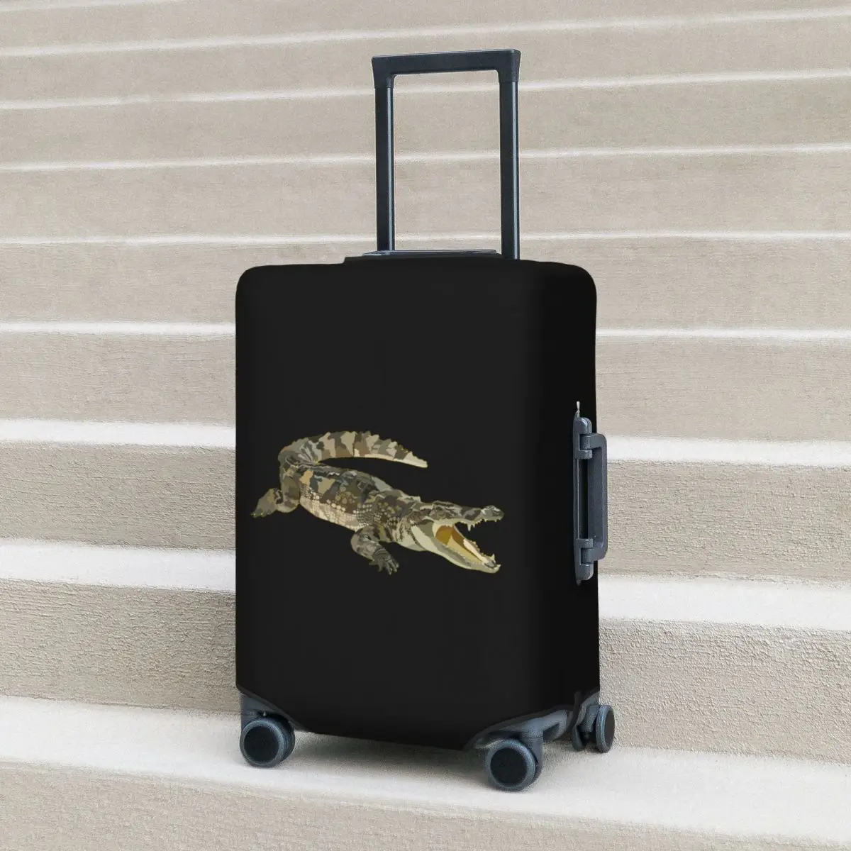 C Is For Crocodile Suitcase Cover Protection Elastic Travel Luggage Protector Covers for 18-32 Inch 
C Is For Crocodile Suitcase Cover Protection Elastic Travel Luggage Protector Covers for 18-32 Inch