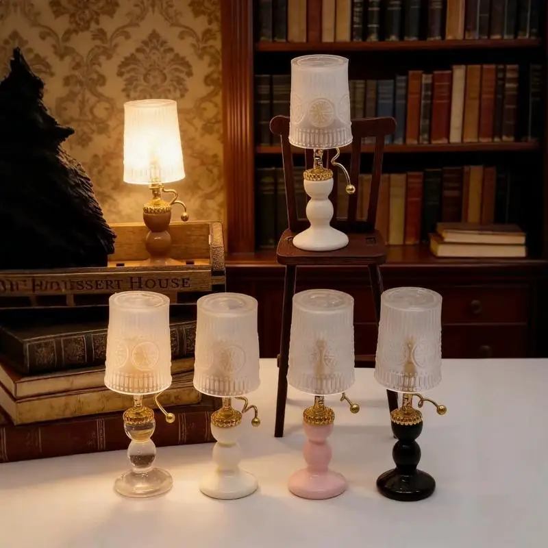 【M】1Pcs Mini Simulation Table Lamp Not Bright 1/12 Dollhouse Miniature Study Room Decoration Doll Accessories Toys
【M】1Pcs Mini Simulation Table Lamp Not Bright 1/12 Dollhouse Miniature Study Room Decoration Doll Accessories Toys