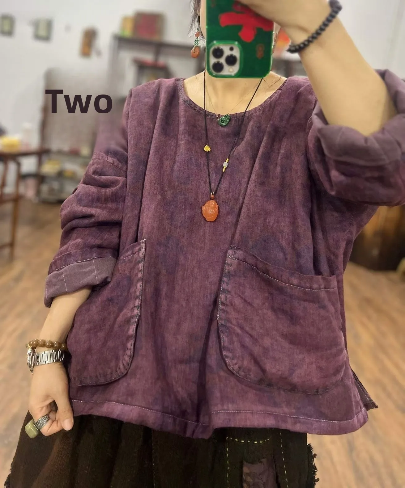 Pure Linen Cotton Jacket Short Artistic Vintage Processed Loose Filled Cotton Upper Apparel Commute Style round Neck Long Sleeve
Pure Linen Cotton Jacket Short Artistic Vintage Processed Loose Filled Cotton Upper Apparel Commute Style round Neck Long Sleeve