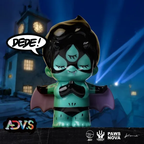 ADVS Collectible Vinyl Figure In Stock Unbox Pawsnova Abao The Inspector Dede Bat Wings Three Eyes Green Desk Decor For Adult
ADVS Collectible Vinyl Figure In Stock Unbox Pawsnova Abao The Inspector Dede Bat Wings Three Eyes Green Desk Decor For Adult