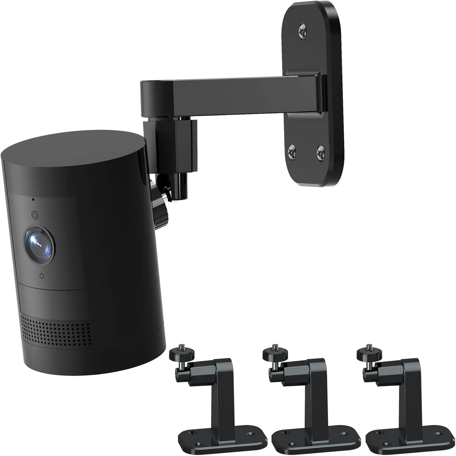 3Pack Camera Wall Mount for Ring Stick Up Cam Battery/Outdoor Cam Plus/Plug-In/Pro, 360° Adjustable No Drilling Mount for Indoor
3Pack Camera Wall Mount for Ring Stick Up Cam Battery/Outdoor Cam Plus/Plug-In/Pro, 360° Adjustable No Drilling Mount for Indoor