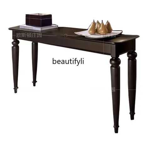 X188 Solid Wood Console Tables Sofa American-Style Simple Southeast Asian Style Black Solid Wood Long Decorative Side Table
X188 Solid Wood Console Tables Sofa American-Style Simple Southeast Asian Style Black Solid Wood Long Decorative Side Table