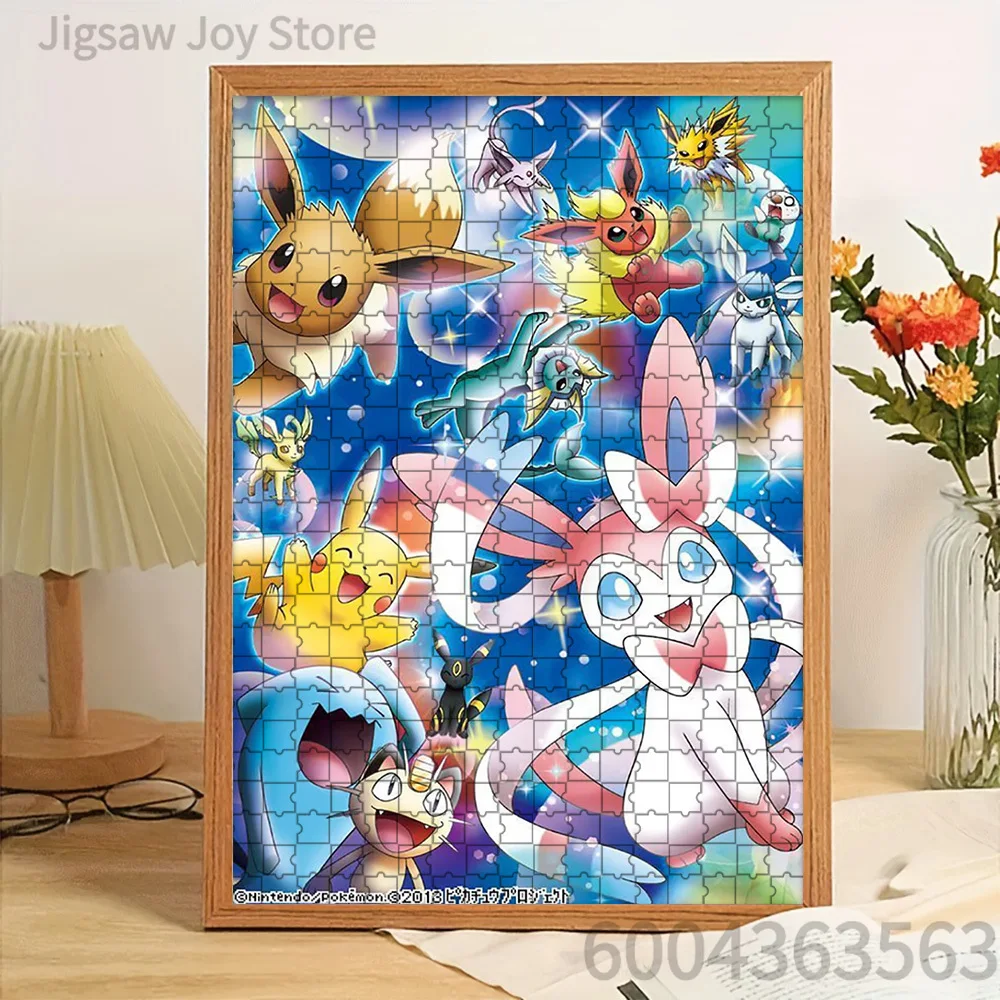 Paper Jigsaw Puzzle Eeveelutions & Pikachu Colorful Sparkle Scene Artwork Brain Teaser
Paper Jigsaw Puzzle Eeveelutions & Pikachu Colorful Sparkle Scene Artwork Brain Teaser