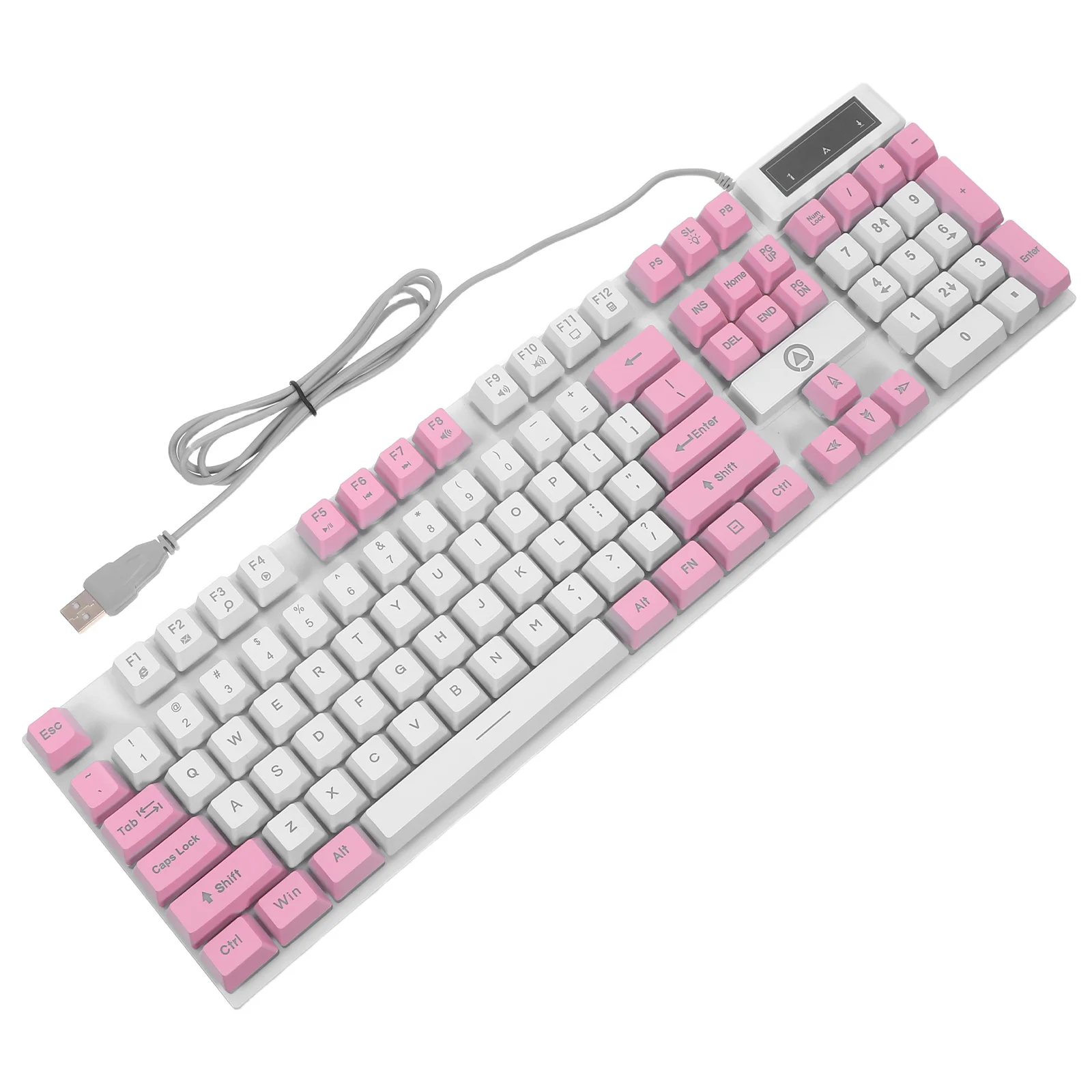 Rgb LED Gaming Keyboard 104 Keys Full Size Suspension Keycaps Backlit Mechanical Wired Pc Accessories Silent Durable
Rgb LED Gaming Keyboard 104 Keys Full Size Suspension Keycaps Backlit Mechanical Wired Pc Accessories Silent Durable