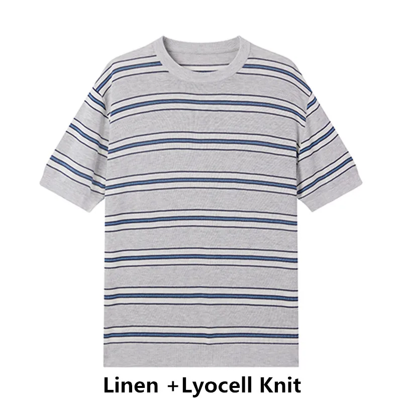 Good Quality Linen Knit Clothese Men 2026 Spring Summer Trendy Breathable Knitwear Short Sleeve Tops Pullover Lyocell Shirts
Good Quality Linen Knit Clothese Men 2026 Spring Summer Trendy Breathable Knitwear Short Sleeve Tops Pullover Lyocell Shirts