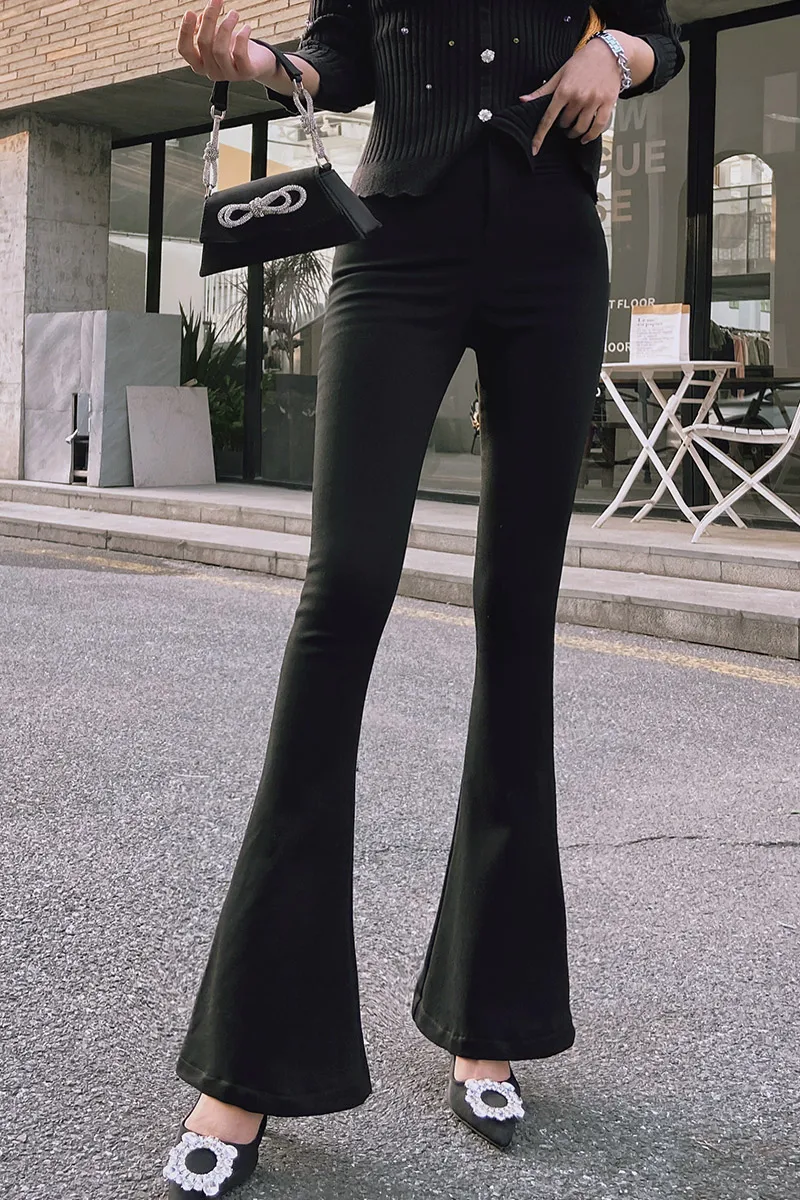DABUWAWA Tienda Vestidos Elegantes Para Mujeres Flannel Pants Slim Flare legging women American Retro Empire DA1ALP002
DABUWAWA Tienda Vestidos Elegantes Para Mujeres Flannel Pants Slim Flare legging women American Retro Empire DA1ALP002