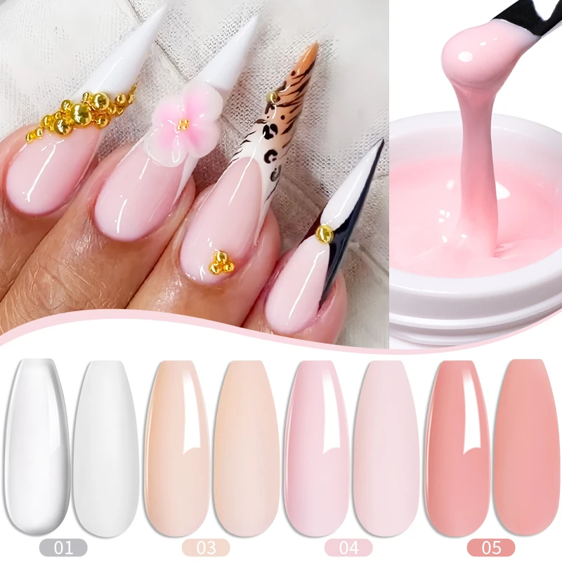 PUENTE 15ML Creamy Extenison Nail Gel For Quick Building Nail Construction Soak Off UV Semi-permanent Varnish Nail Art Manicure
PUENTE 15ML Creamy Extenison Nail Gel For Quick Building Nail Construction Soak Off UV Semi-permanent Varnish Nail Art Manicure