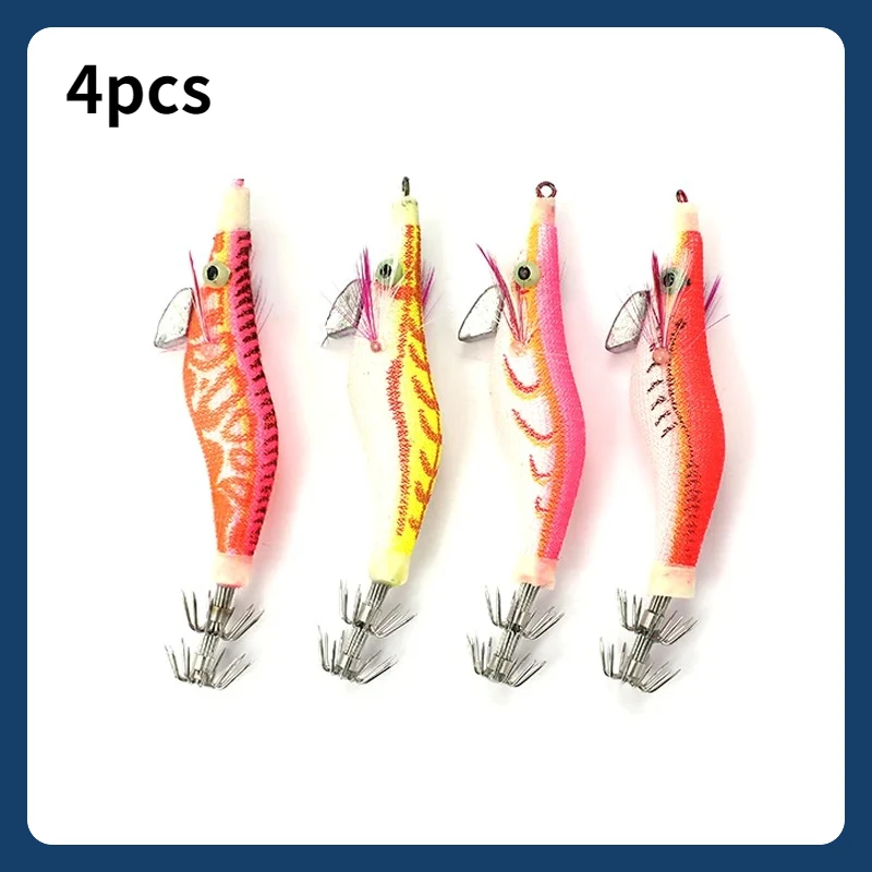 4 шт., рыболовные приманки, обернутые приманкой для креветок, осьминог, креветки, деревянные приманки, кальмары, рыболовные крючки около 8,5 см, 7,3 г, для рыбалки на открытом воздухе
4 шт., рыболовные приманки, обернутые приманкой для креветок, осьминог, креветки, деревянные приманки, кальмары, рыболовные крючки около 8,5 см, 7,3 г, для рыбалки на открытом воздухе