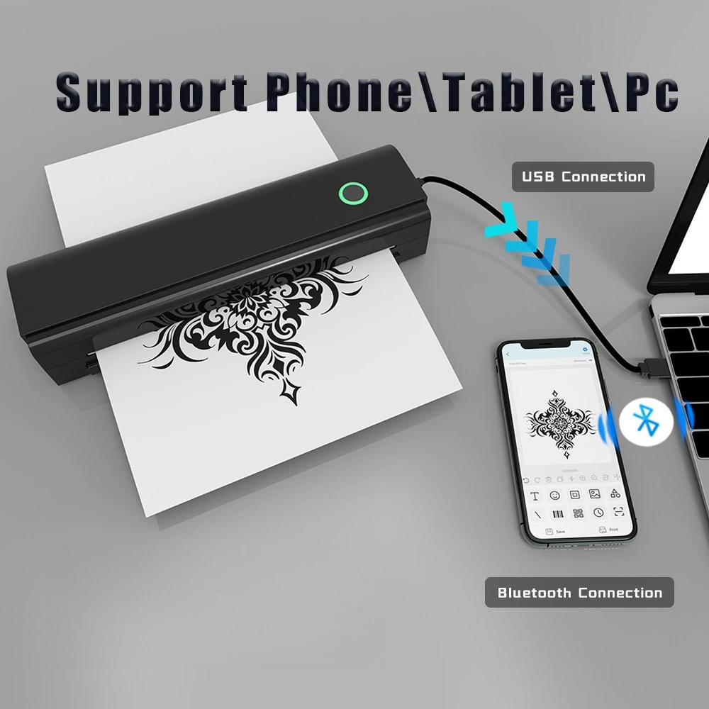 A4 Thermal Printer Portable Home Office Inkless Mobile Phone Smart Printing Convenient and Efficient Paper Warehouse
A4 Thermal Printer Portable Home Office Inkless Mobile Phone Smart Printing Convenient and Efficient Paper Warehouse