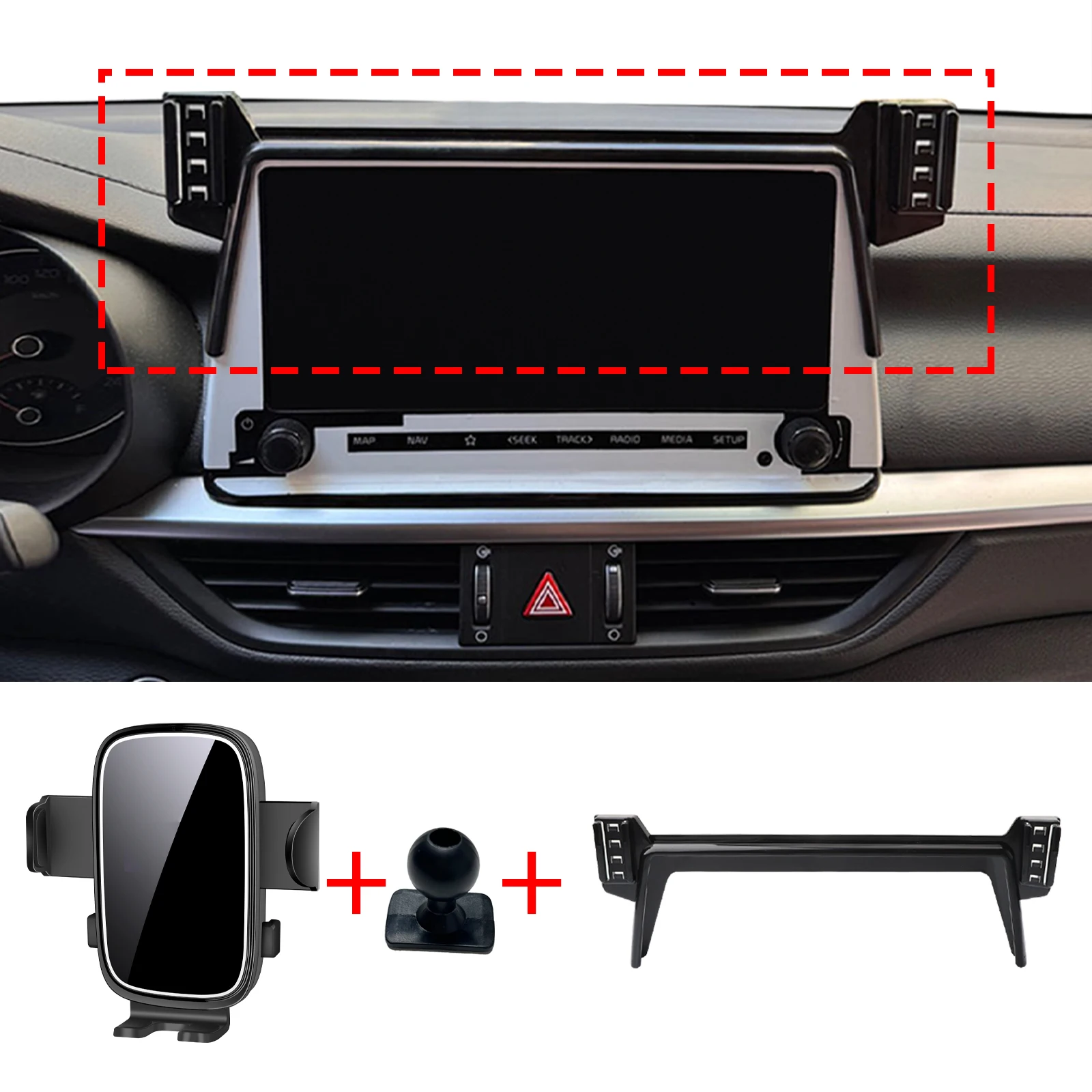 fit for KIA K3 2022 2023 2024 RHD/LHD Specific Dashboard Navigation Phone Holder Mount Design Car accessoires
fit for KIA K3 2022 2023 2024 RHD/LHD Specific Dashboard Navigation Phone Holder Mount Design Car accessoires