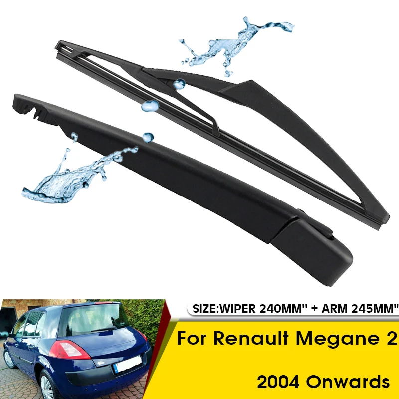 Car Wiper Blade For Renault Megane 2 2004 Onwards Rear Back Windshield Windscreen Rear Wiper 240mm+Arm 245mm Car Accessories
Car Wiper Blade For Renault Megane 2 2004 Onwards Rear Back Windshield Windscreen Rear Wiper 240mm+Arm 245mm Car Accessories