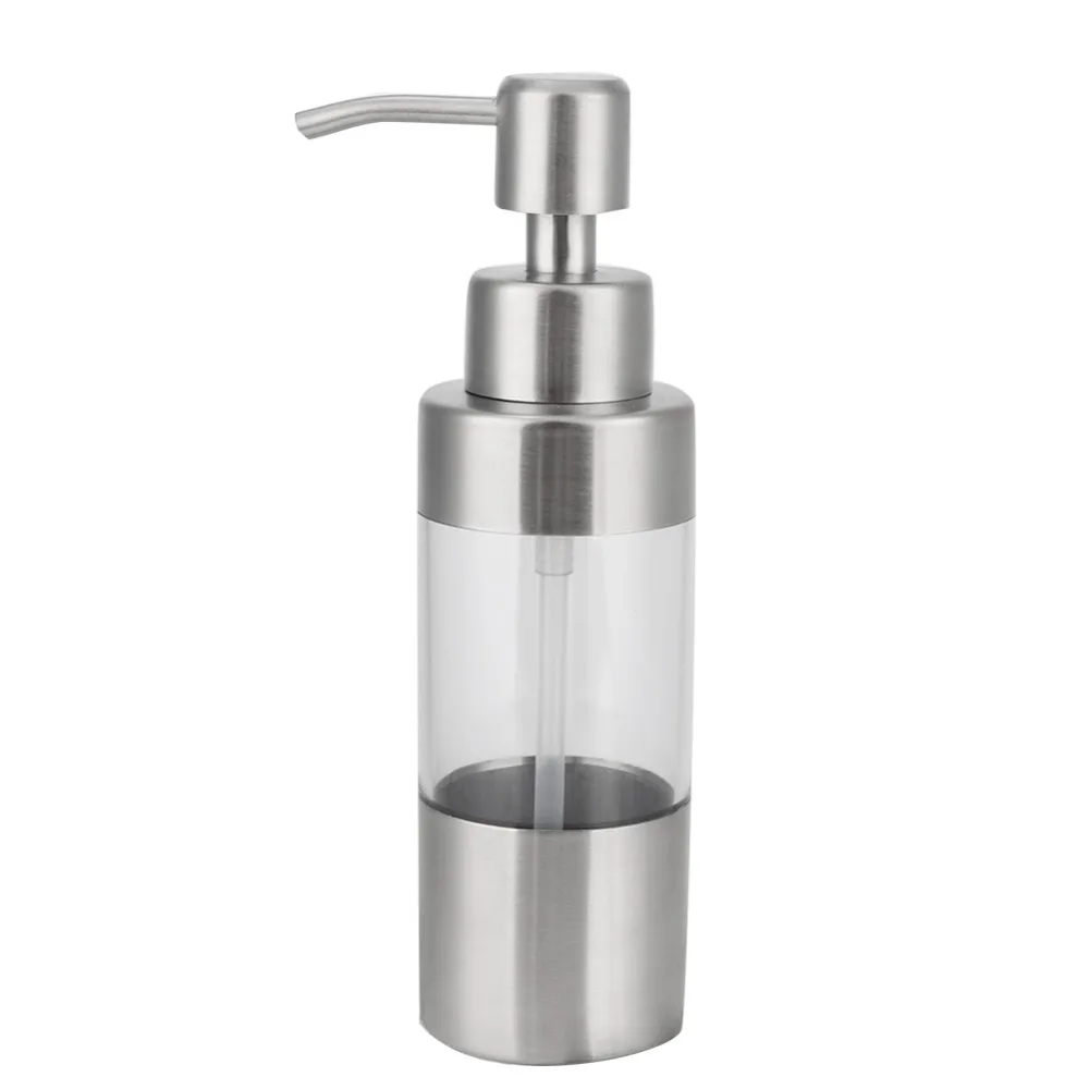 Stainless Steel ABS Soap Dispenser with Pump Silver Lotion Dispenser Refillable Wide Opening Liquid Soap Dispenser
Stainless Steel ABS Soap Dispenser with Pump Silver Lotion Dispenser Refillable Wide Opening Liquid Soap Dispenser