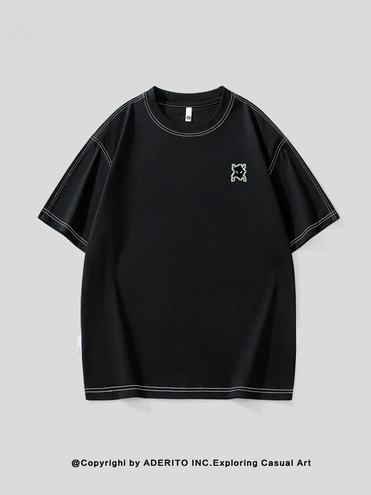 NANA Monster Embroidery ort Sve T-irt Men's Loose Fit round Ne Casual Cotton Top Breathable Comfortable Summer Wear
NANA Monster Embroidery ort Sve T-irt Men's Loose Fit round Ne Casual Cotton Top Breathable Comfortable Summer Wear
