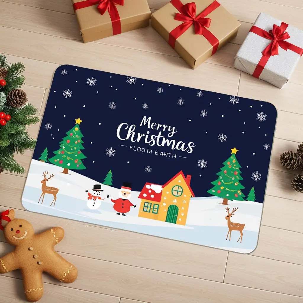 VIKAMA 2025 Crystal Velvet Christmas Carpet Cartoon Entry door Mat Christmas Decoration Mat Non-slip and Dirty
VIKAMA 2025 Crystal Velvet Christmas Carpet Cartoon Entry door Mat Christmas Decoration Mat Non-slip and Dirty