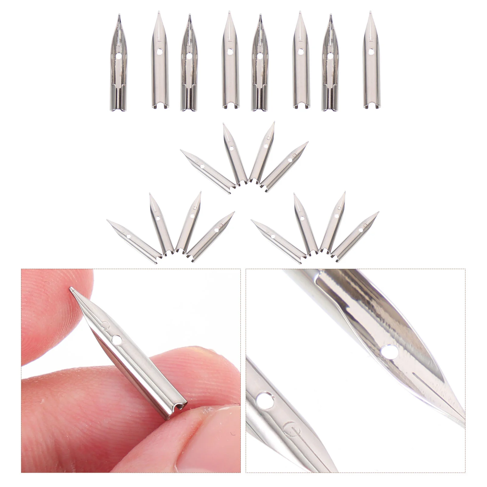 20 Pcs Fountain Pen Spare Nibs Replacement for Pens Students Supply Accessories Practical Stationeries Steel An Fittings
20 Pcs Fountain Pen Spare Nibs Replacement for Pens Students Supply Accessories Practical Stationeries Steel An Fittings