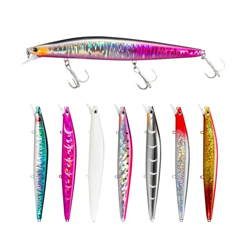Sinking Minnow Fishing Lure 14cm 26g Wobbler Long Cast Jerkbait Artificial Hard Bait Ocean Fishing Trout Bass Bait Bionic
Sinking Minnow Fishing Lure 14cm 26g Wobbler Long Cast Jerkbait Artificial Hard Bait Ocean Fishing Trout Bass Bait Bionic