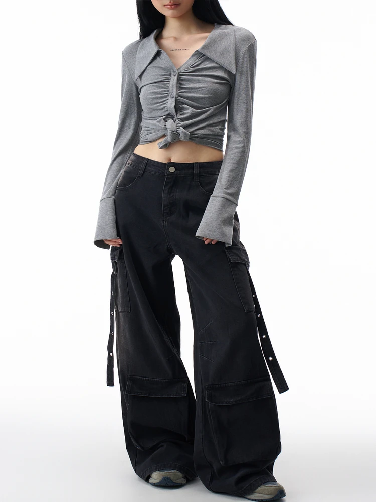 Ретро американская уличная рабочая одежда, джинсовые брюки, женские свободные широкие брюки прямого кроя, осенний новый дизайн, повседневный хлопок
Ретро американская уличная рабочая одежда, джинсовые брюки, женские свободные широкие брюки прямого кроя, осенний новый дизайн, повседневный хлопок