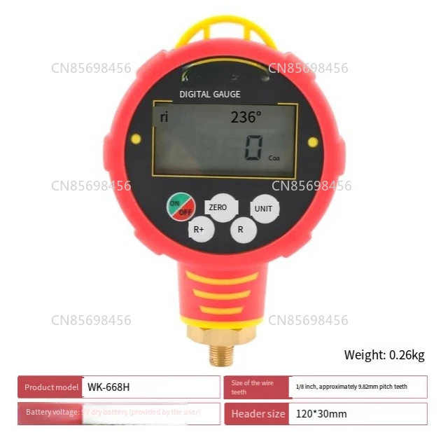 Digital Manifold Gauge Refrigeration Pressure Tester WK-688L /H WK-6881LC /H High Pressure Air Conditioning Low Pressure Meter
Digital Manifold Gauge Refrigeration Pressure Tester WK-688L /H WK-6881LC /H High Pressure Air Conditioning Low Pressure Meter