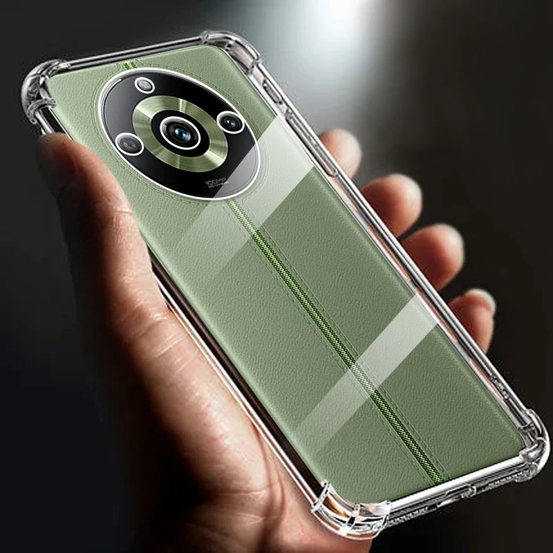 Thickened Airbag Shockproof Clear Soft Tpu Phone Case For Realme 11 Pro case 5G Transparent Back Cover 6.7" RMX3771 Funda cases
Thickened Airbag Shockproof Clear Soft Tpu Phone Case For Realme 11 Pro case 5G Transparent Back Cover 6.7" RMX3771 Funda cases