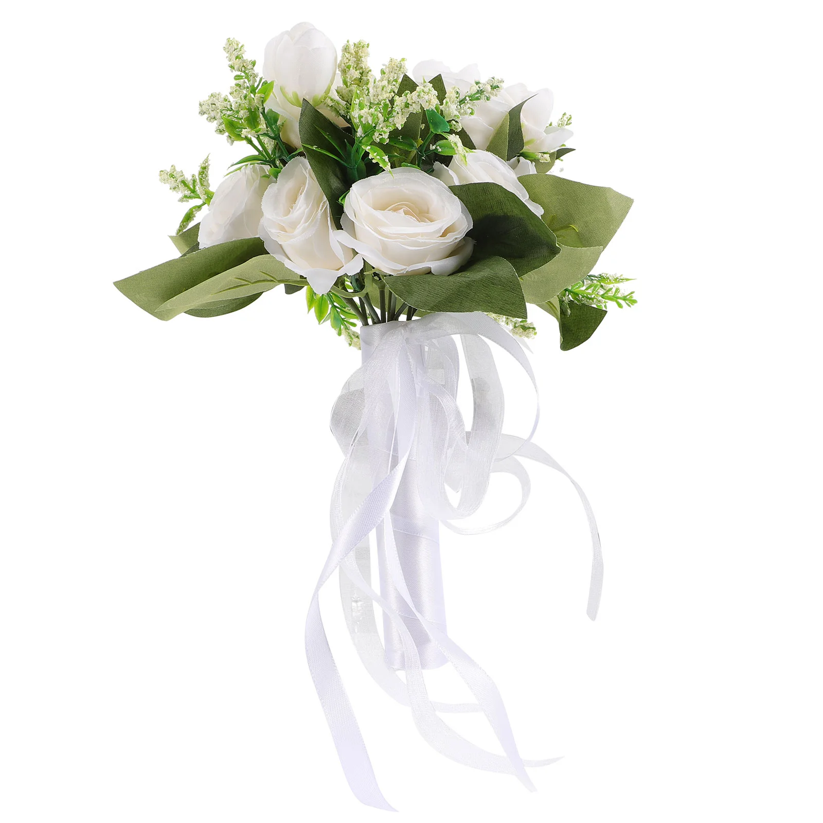 Wedding Bouquets for The Bride Bridal Faux Flowers Lifelike White Artificial Boquette
Wedding Bouquets for The Bride Bridal Faux Flowers Lifelike White Artificial Boquette